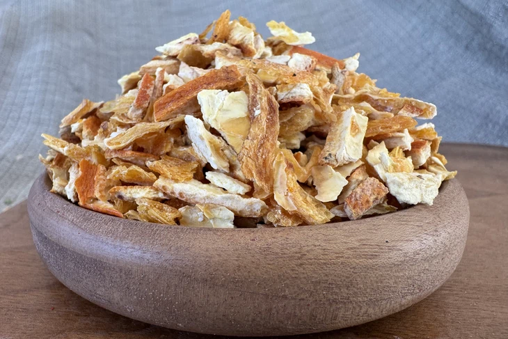 Kurutulmuş portakal granül